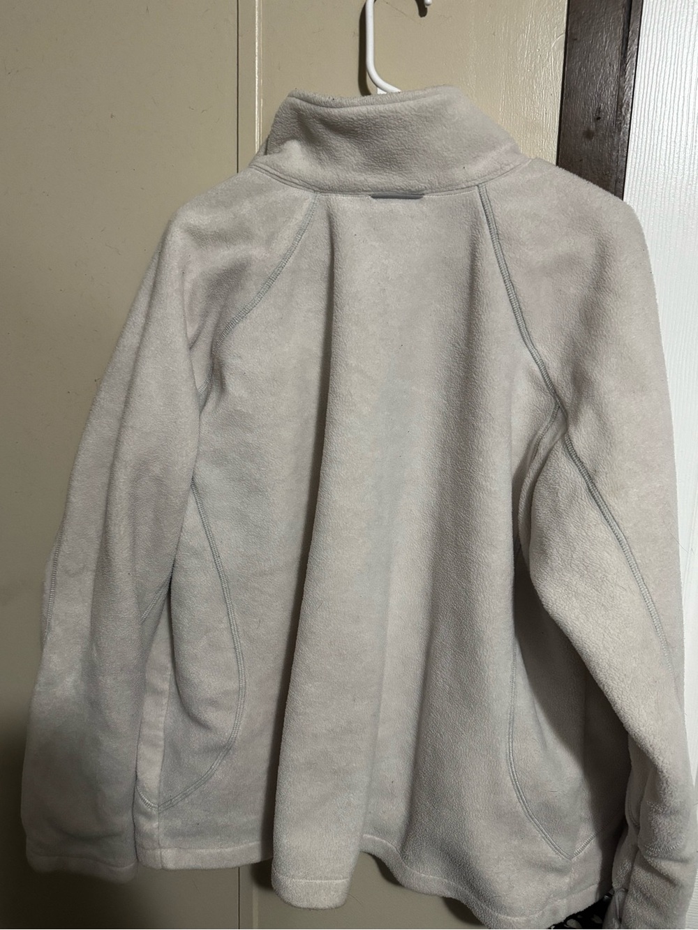 Columbia Light Gray Teddy Fleece Jacket - Women's Cozy Layer